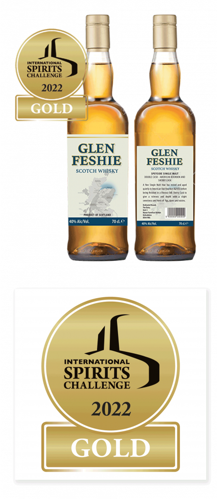 Glen Feshie wins gold award in best blended Scotch whisky at the International Spirits Challenge